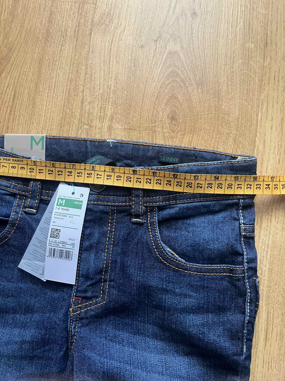 Оригинальные джинсы для мальчика Benetton новые, можно в школу!