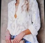 Letnia kwiatowa koszula  plus size xxl