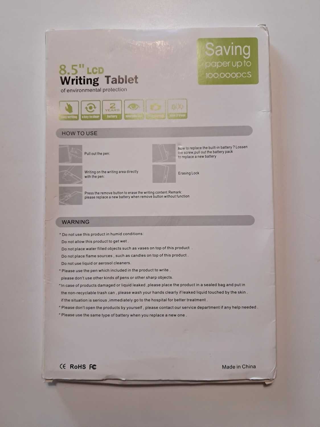 Tablet do nauki pisania rysowania i kreatywności dla dziecka