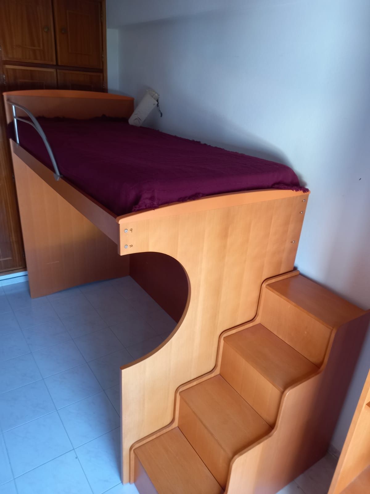 Conjunto de quarto para crianças com beliche