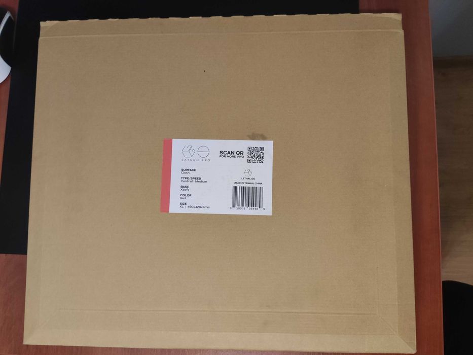 Podkładka pod mysz Lethal Gaming Gear Saturn Pro XL xSoft Red  49x42cm