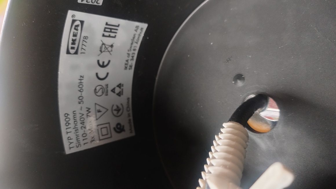 Lampa żyrandol Ikea Simrishamn