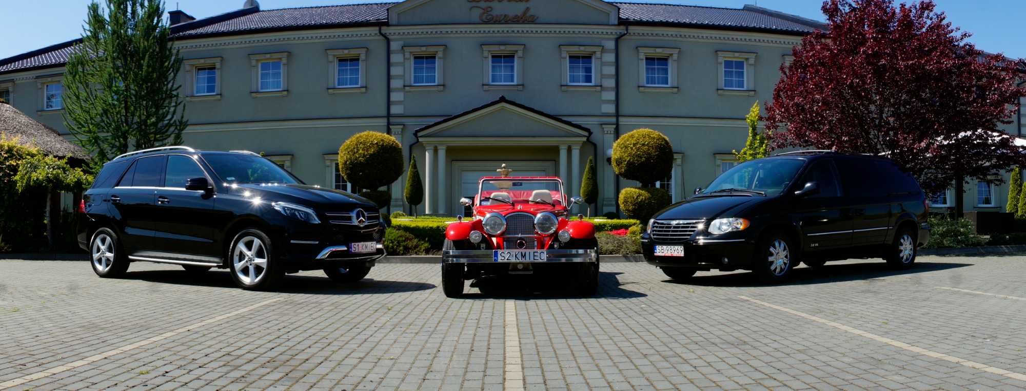 Auto/samochód do ślubu, Alfa Romeo z 1932r, Morgan, Mercedes, Chrysler
