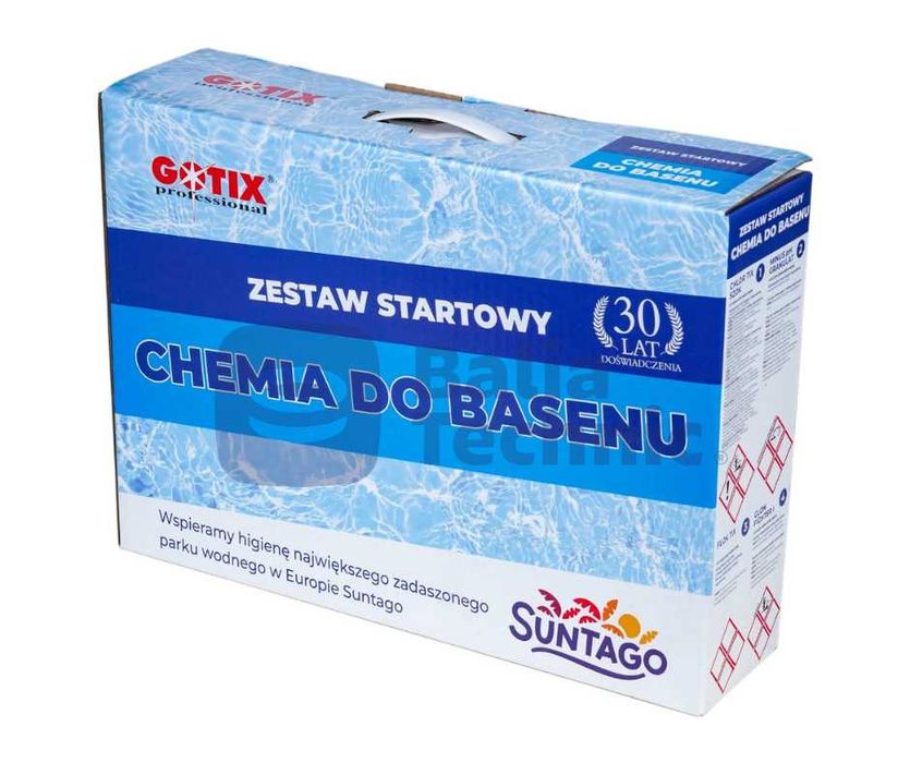 Zestaw chemii startowej do basenu
