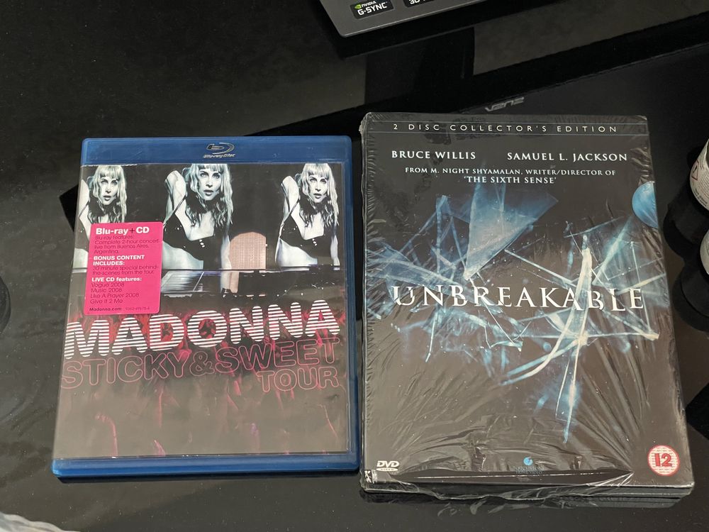 Blu ray Madonna и dvd новый Неуязвимый