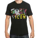 DSQUARED2 T-SHIRT - L - Koszulka Męska Czarna