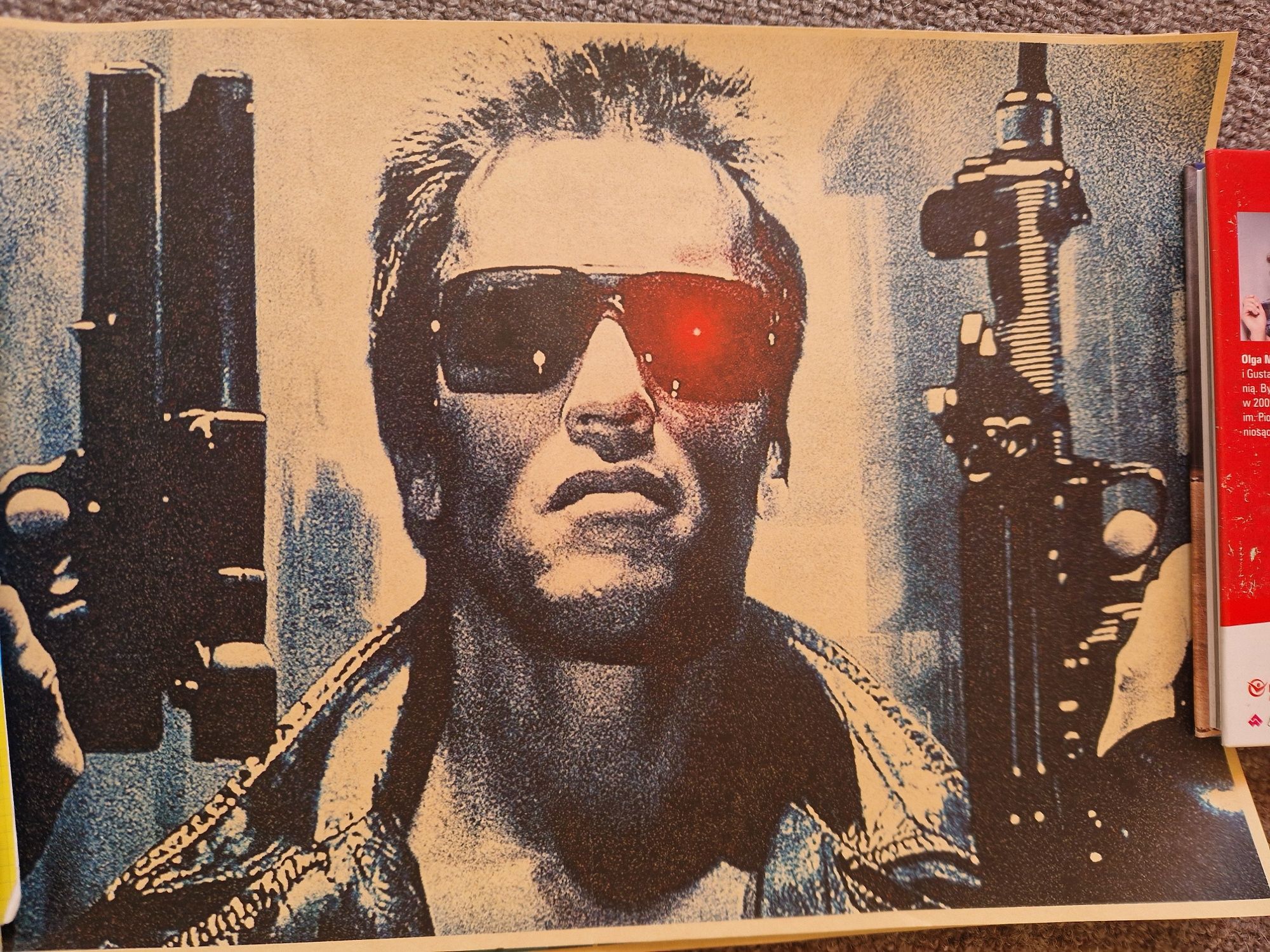 Nowy plakat Arnold Schwarzenegger Terminator 30 x40 duzy