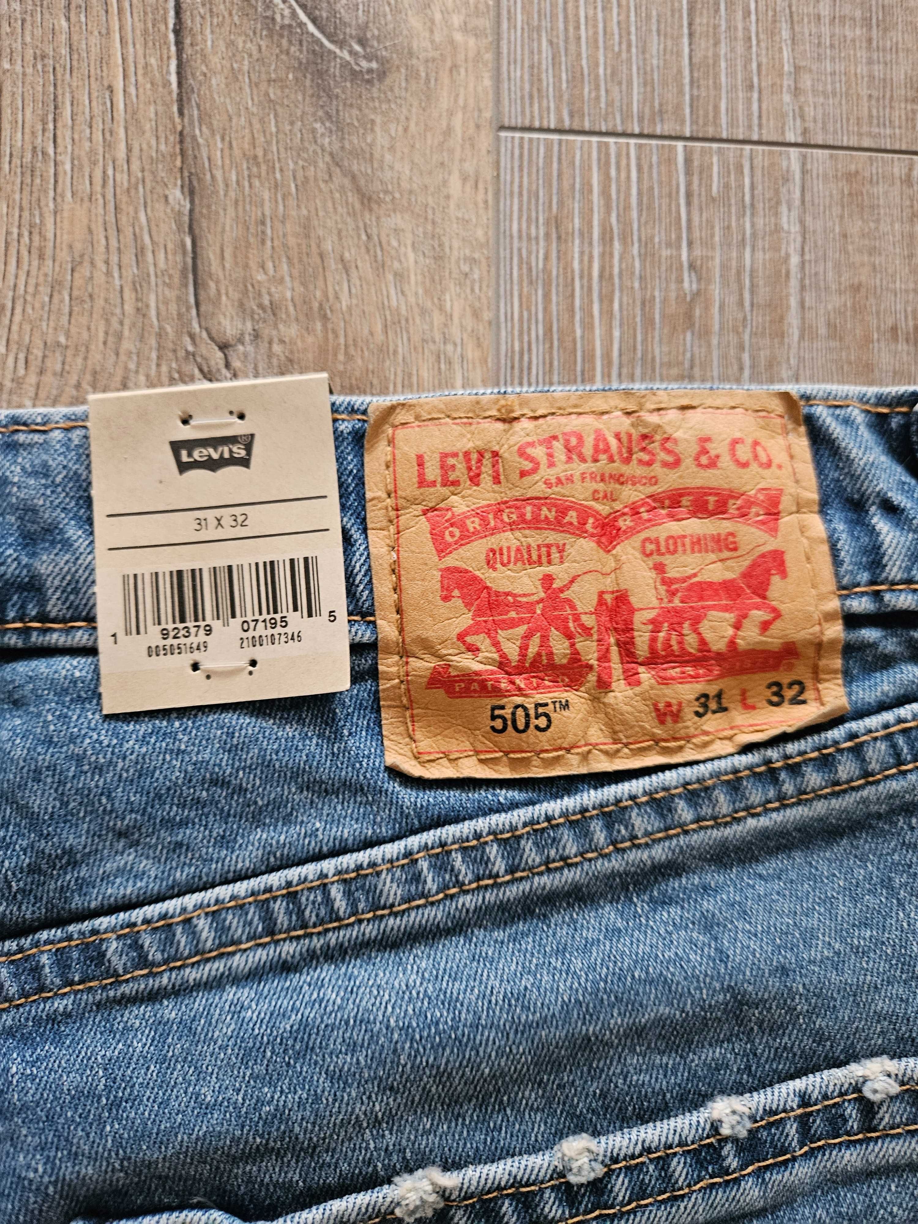 Чоловічі джинси Stretch Regular Fit Levi's 505 31/32
