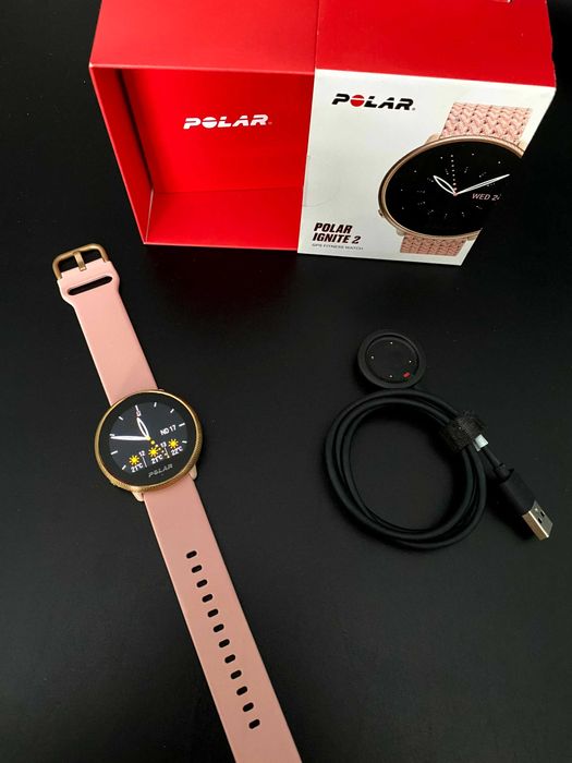 Polar Ignite 2 – komplet, dodatkowy pasek, stan bardzo dobry