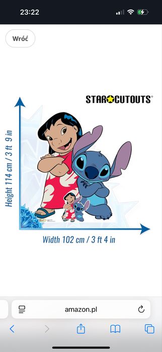 Lilo and Stich - Kartonowa dekoracja