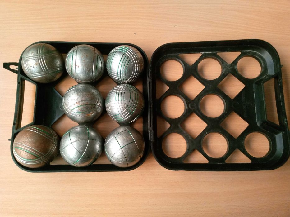 Metalowe kule do gry w bule - 8 szt
