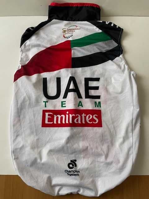 Bluza kolarska bezrękawnik Team Emirates Champion System rozmiar L