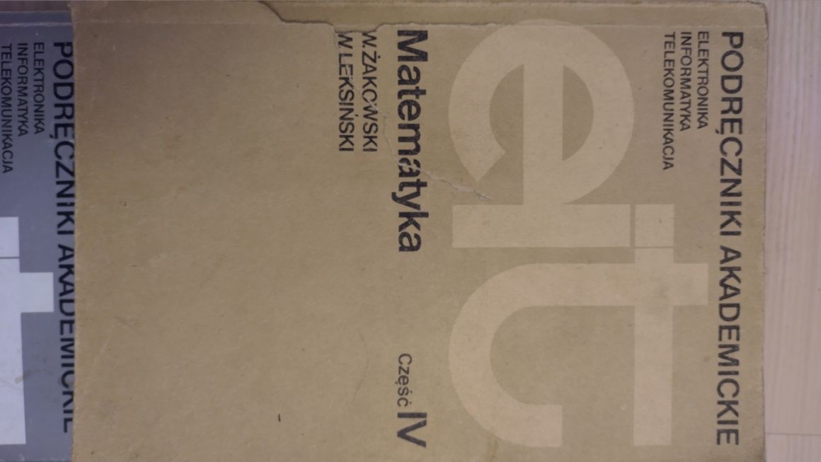 Matematyka podręczniki akademickie elektronika informatyka telekomunik