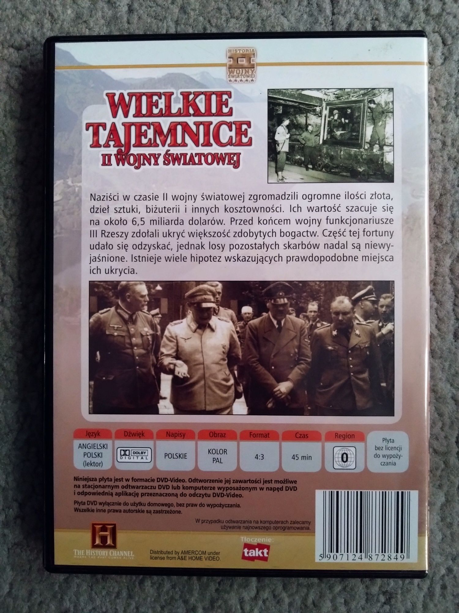 Wielkie Tajemnice II Wojny Światowej DVD