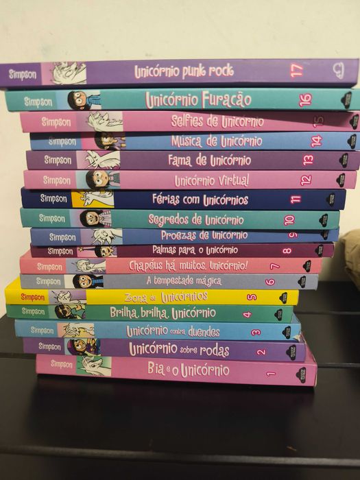 Livros da Coleção Bia e o Unicórnio