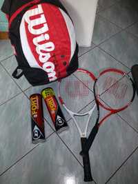 Tenis ziemny Rakiety,plecak,Wilson