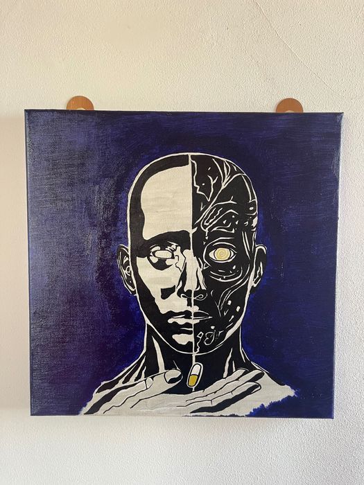 Quadro feito à mão - Arte Abstrata