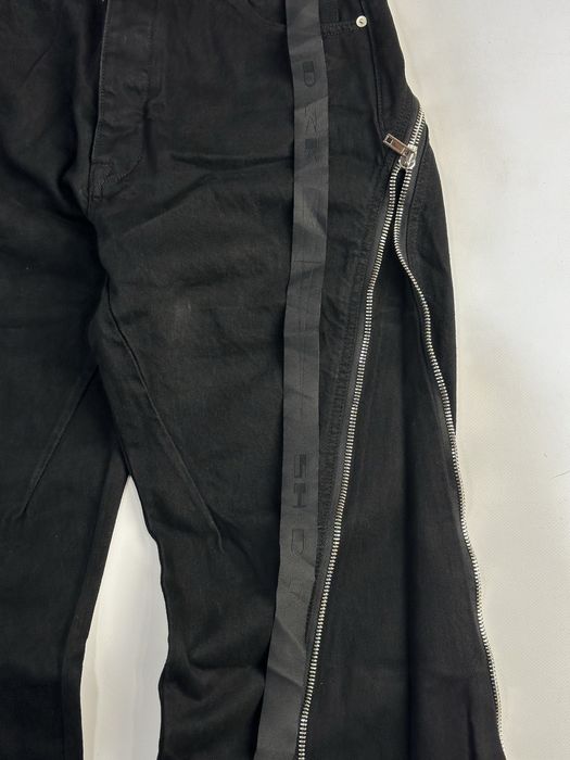 Rick Owens bolan banana cut drkshdw клеш джинси штаны джинсы черные M