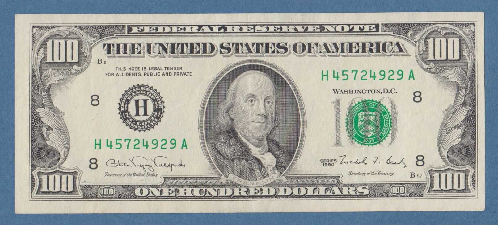 100 ДОЛЛАРОВ США 2009 г $ 100 DOLLARS (звезда) Замещение