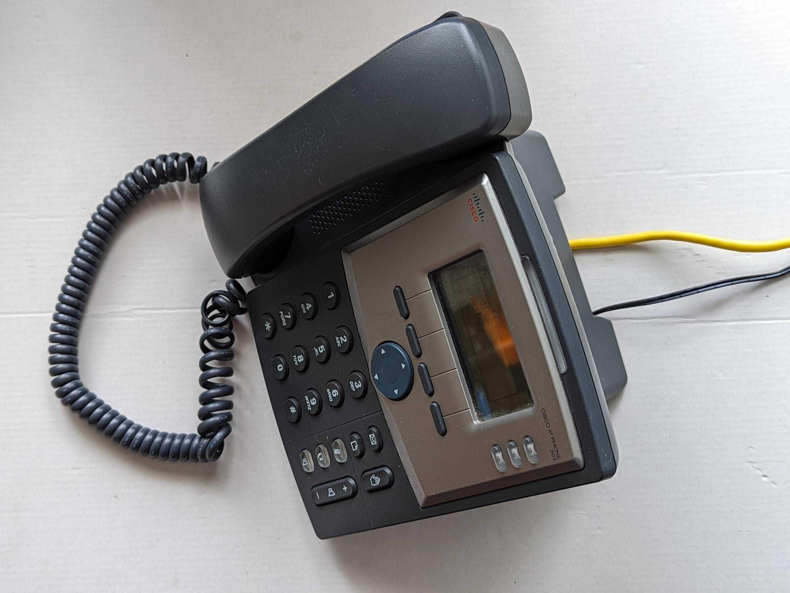 Telefon internetowy IP / Cisco SPA303 / komplet / 100% sprawny