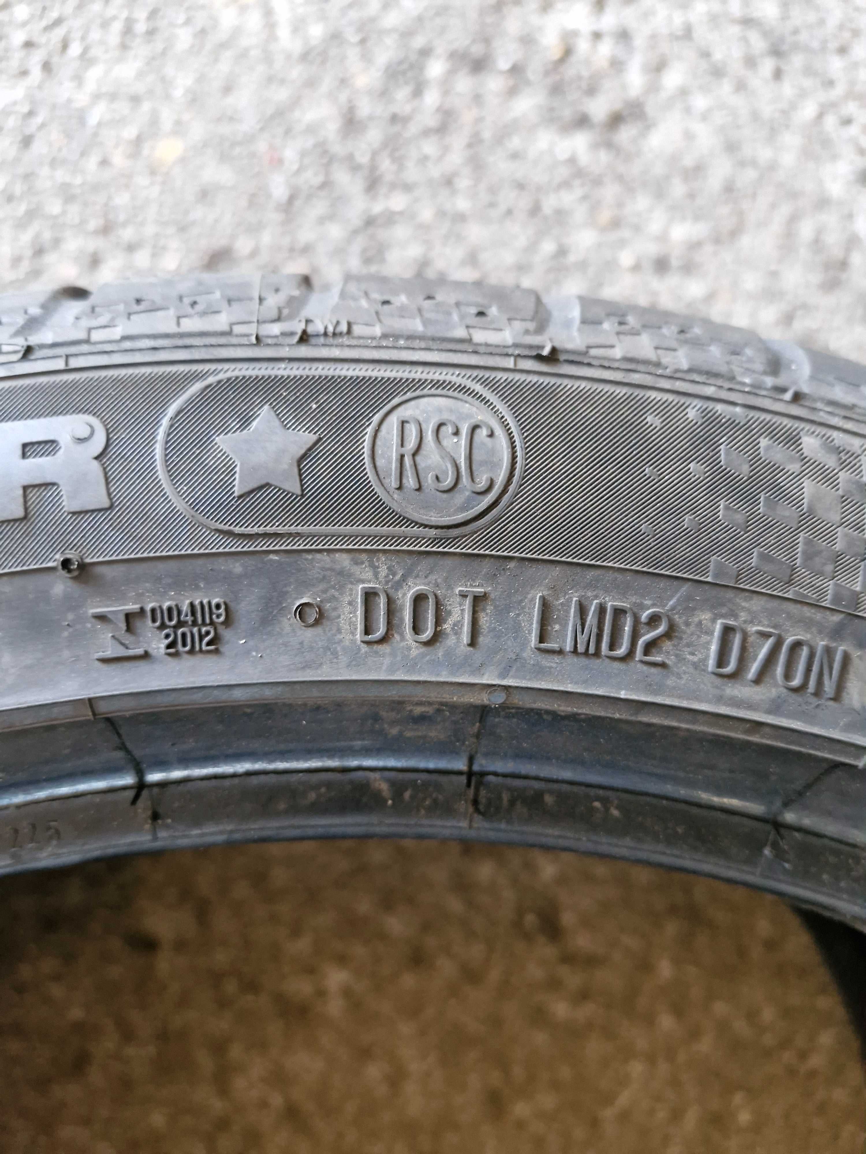 Opony letnie  275/40/19  Continental  7,6mm