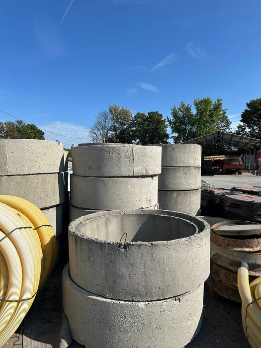 Sprzedam kręgi betonowe Ø1200 mm – solidne, wysokiej jakości