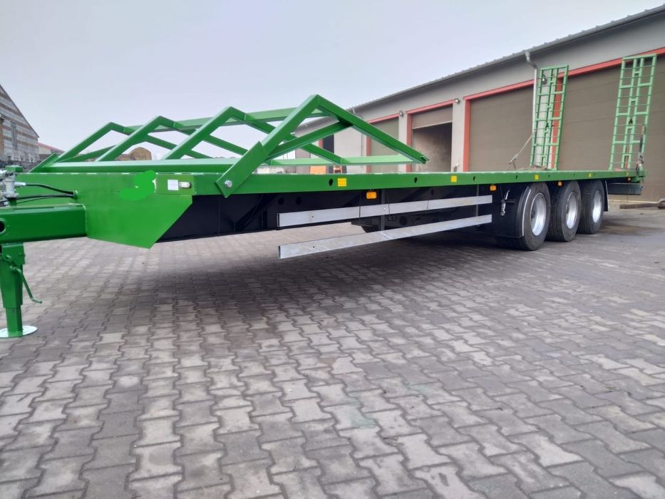 Przyczepa 4 osiowa platforma do bel 3 osiowa