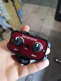 Saramonic SR-AX100 2 Channel 3.5mm (1/8”) Mixer Audio Adaptador
