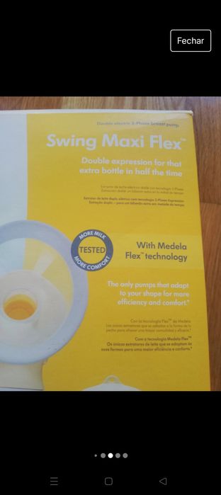 Bomba amamentação eléctrica de extração dupla Medela