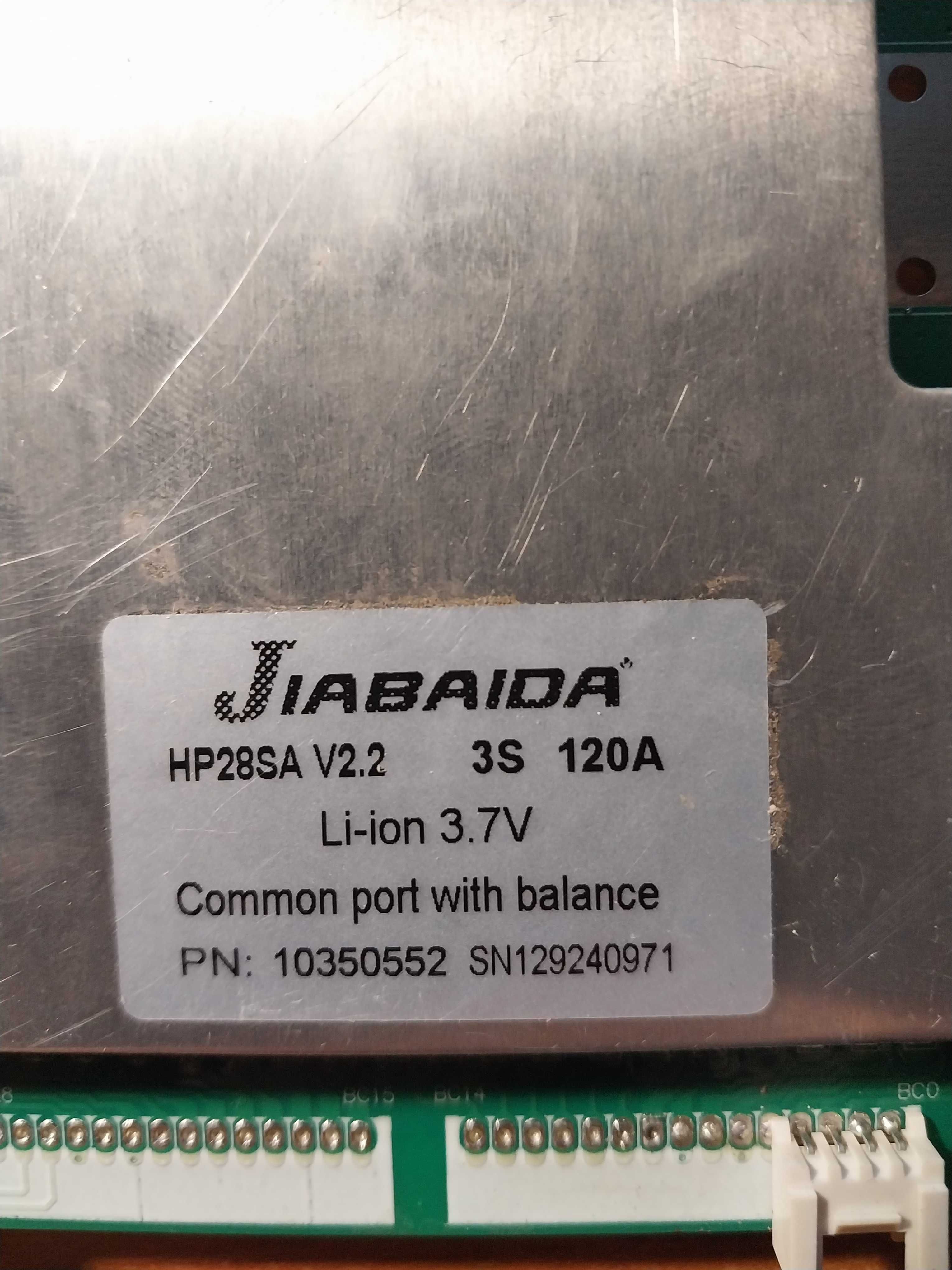 Bms 3S 120A li-ion. JBD
