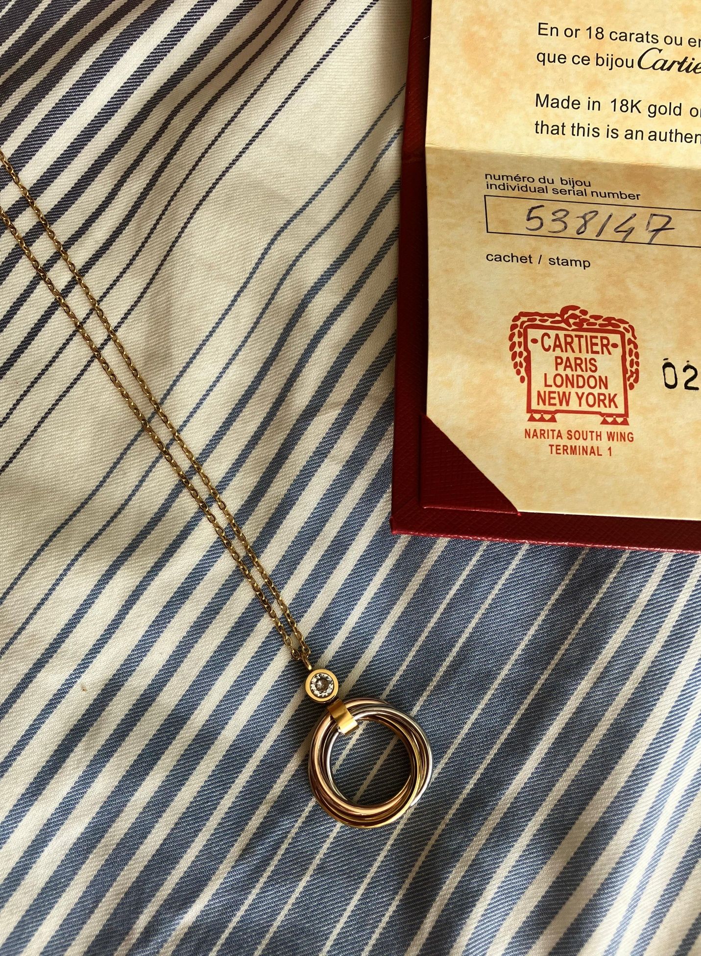 Colar feminino Cartier
