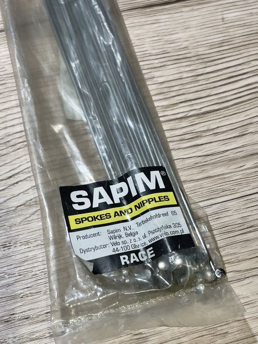 Sapim RACE - cieniowane szprychy 296mm (20 SZTUK)
