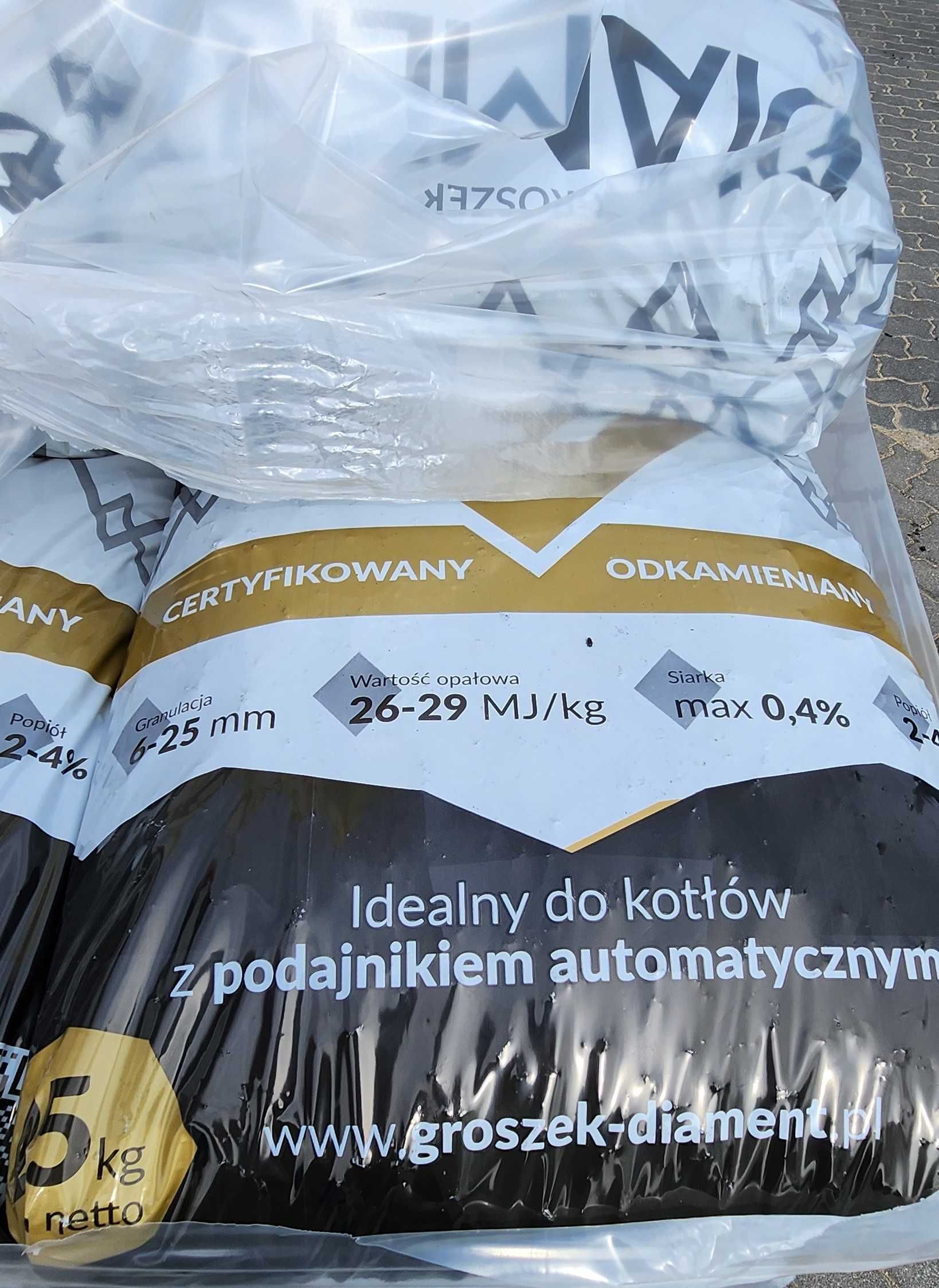 Groszek Diament 26-29 MJ/ KG  -- 1500 zł --
