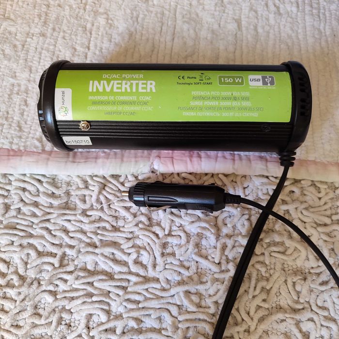 inverter (carregador 220v) para carro 150W-300watts com USB