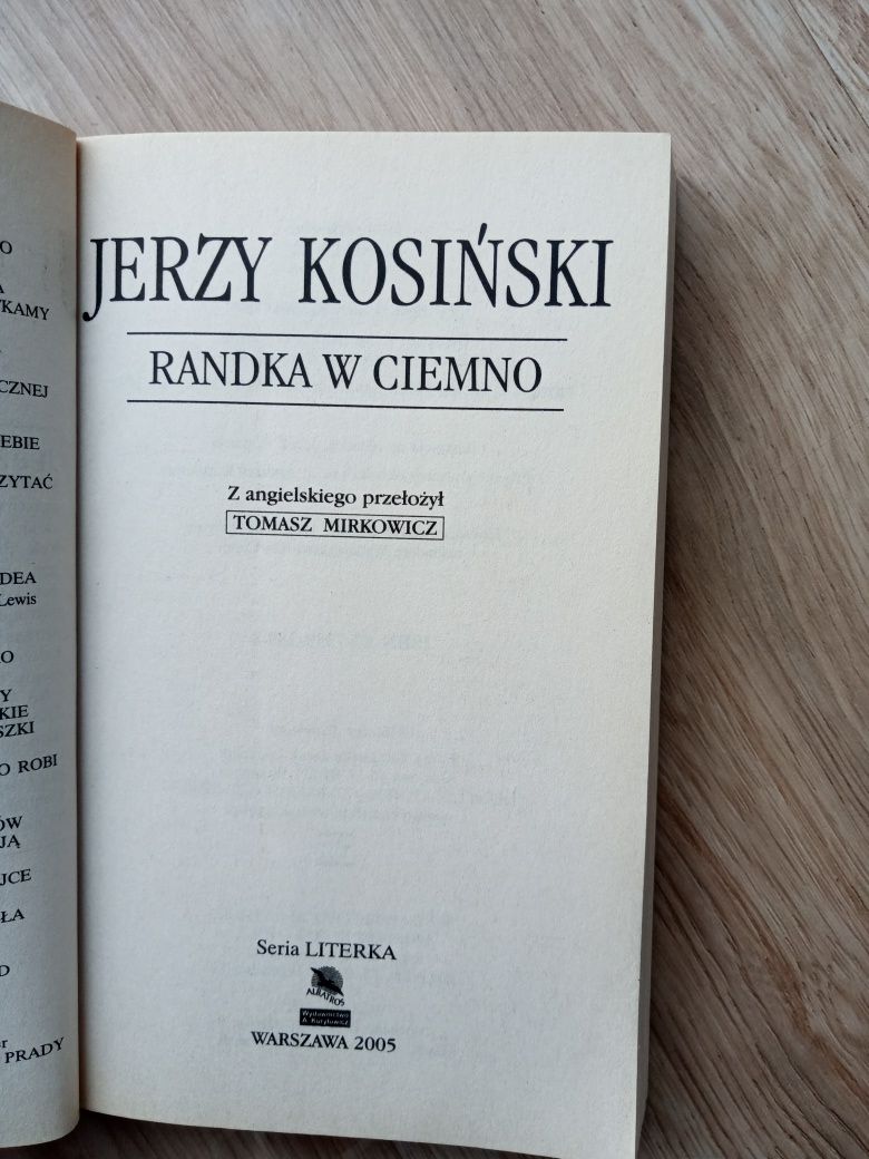 Randka w ciemno, Jerzy Kosiński