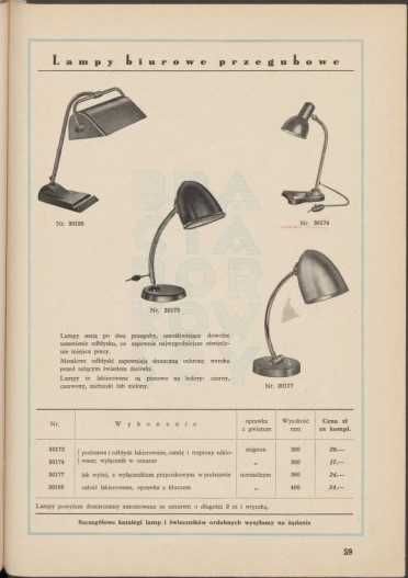 Stare Katalogi A. Marciniak fabryka żyrandoli elektrycznych itp.