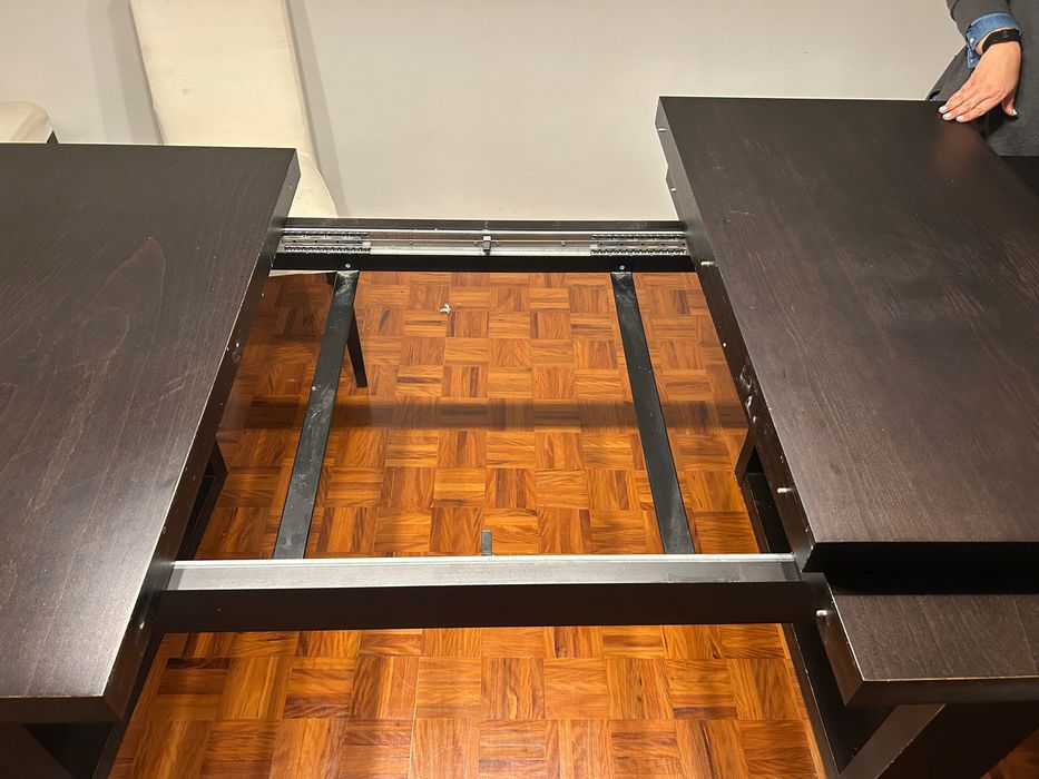 Mesa de jantar extensível 180-235cm