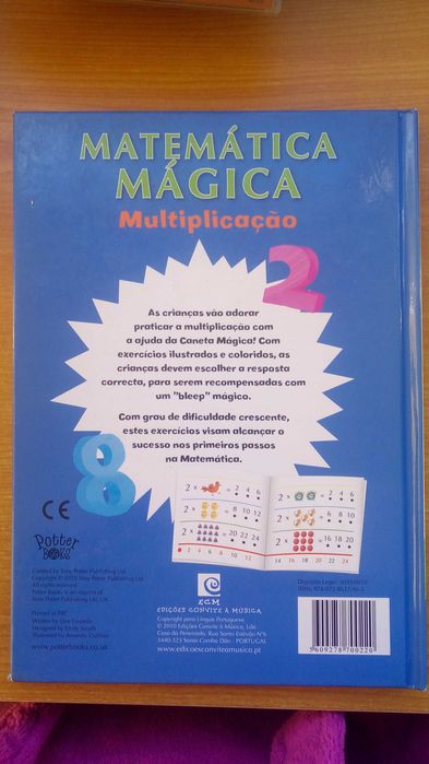 Livros de Aprendizagem Matemática Mágica