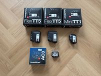 2x PocketWizard TT5, PocketWizard Mini TT1, PocketWizard AC3