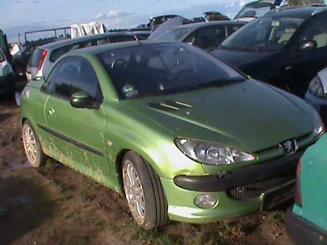 Peugeot 206 CC Lampy zderzak  błotniki dach drzwi klapa KSH