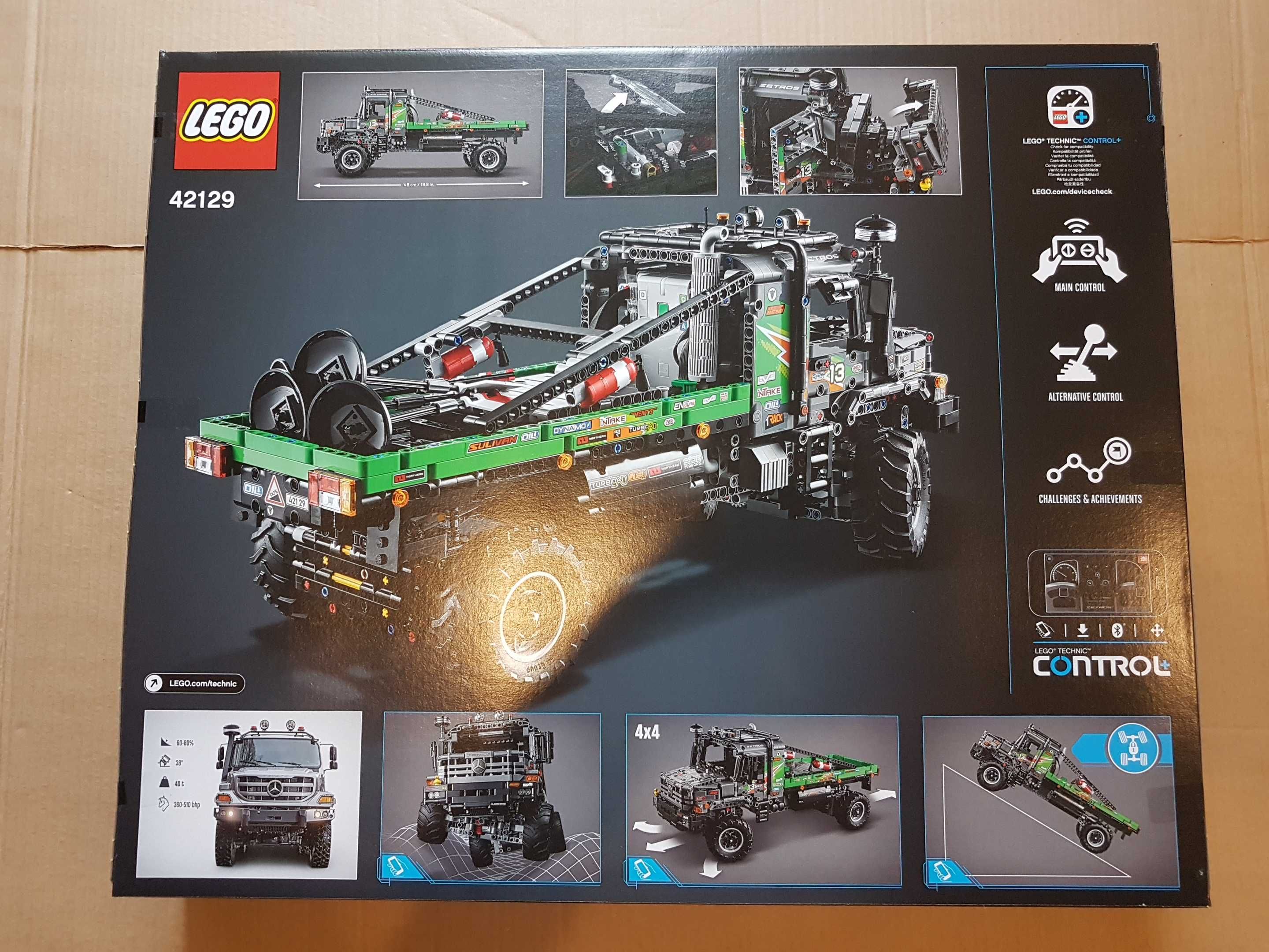 Lego Technic 42129 Mercedes-Benz Zetros Ciężarówka / Nowe /