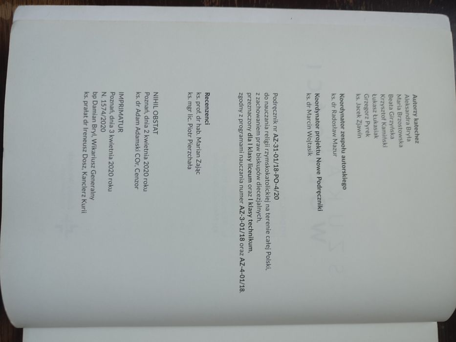 Szuk. Am wolności. Religia 1