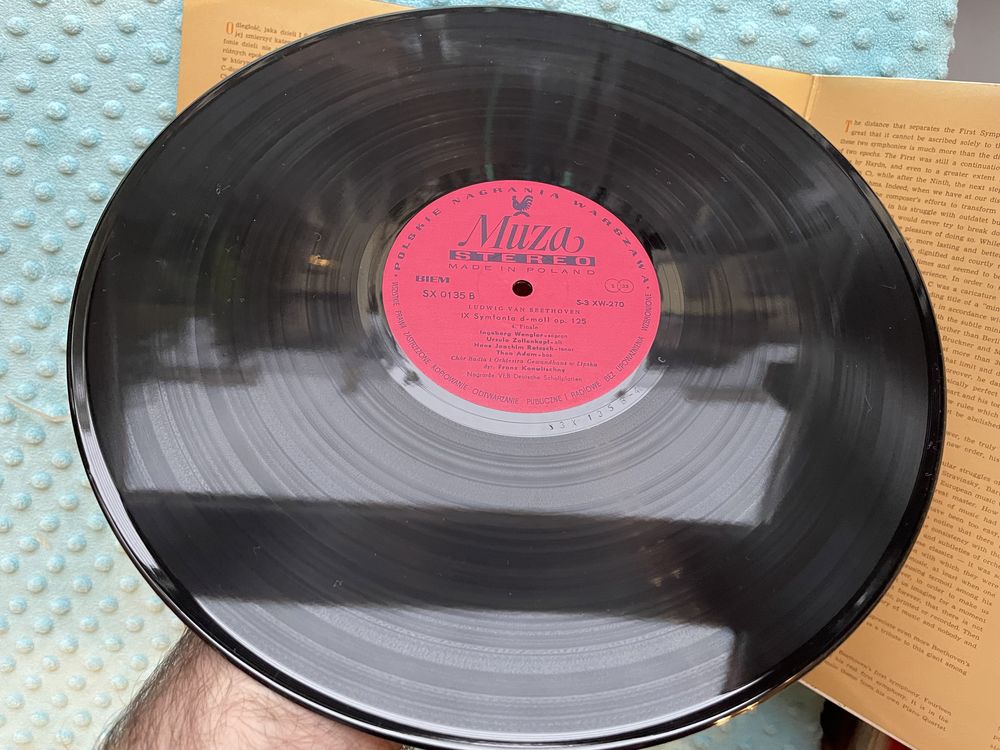 Ludwig Van Bethooven symfonia 1 oraz 9 winyl