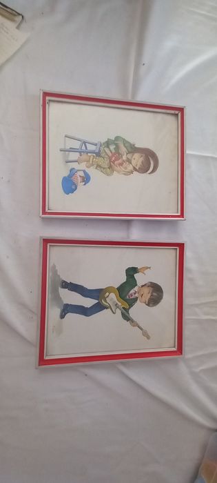 Conjunto de 2 Quadros Pequenos Constanza