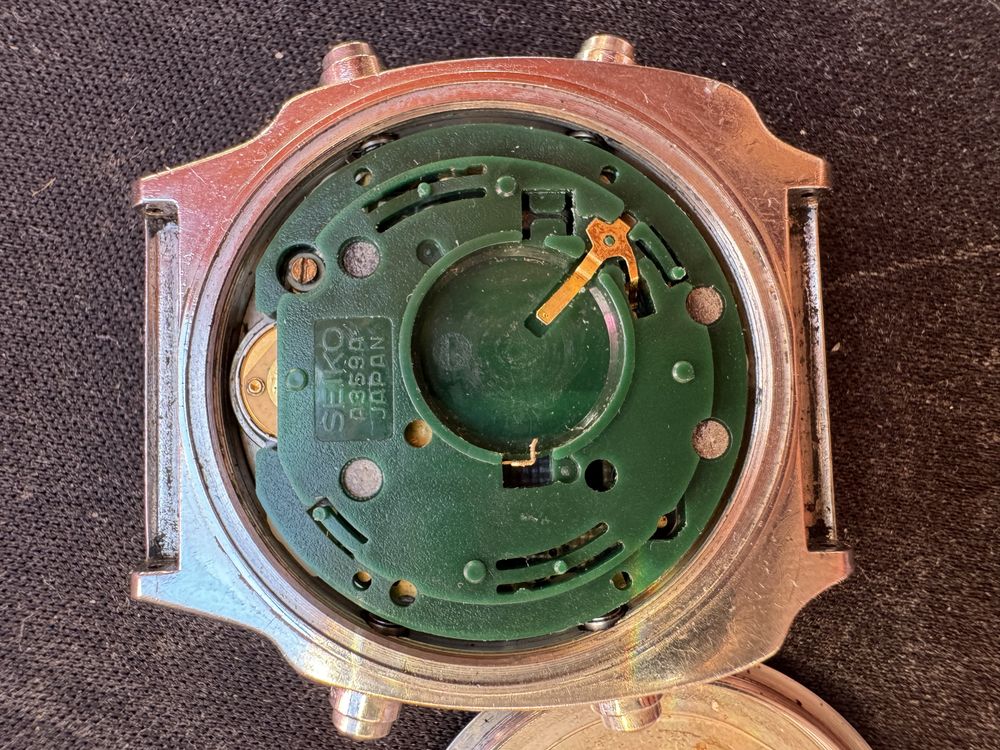 Zegarek elektroniczny Seiko Silver wave A359 model 5020 uszkodzony