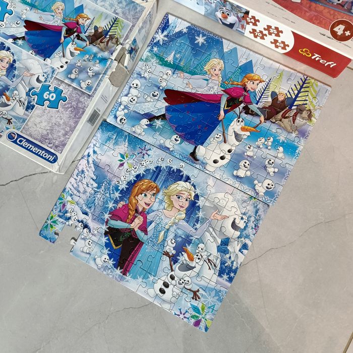 Puzzle Frozen kraina lodu 6 szt