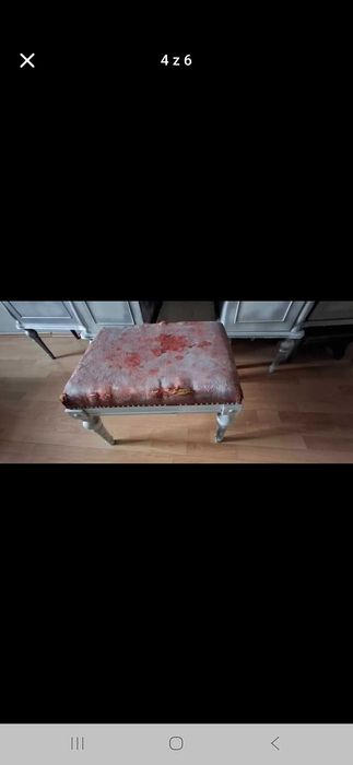 Prl meble/toaletka z lustrem plus pufa i dwie szafki nocne