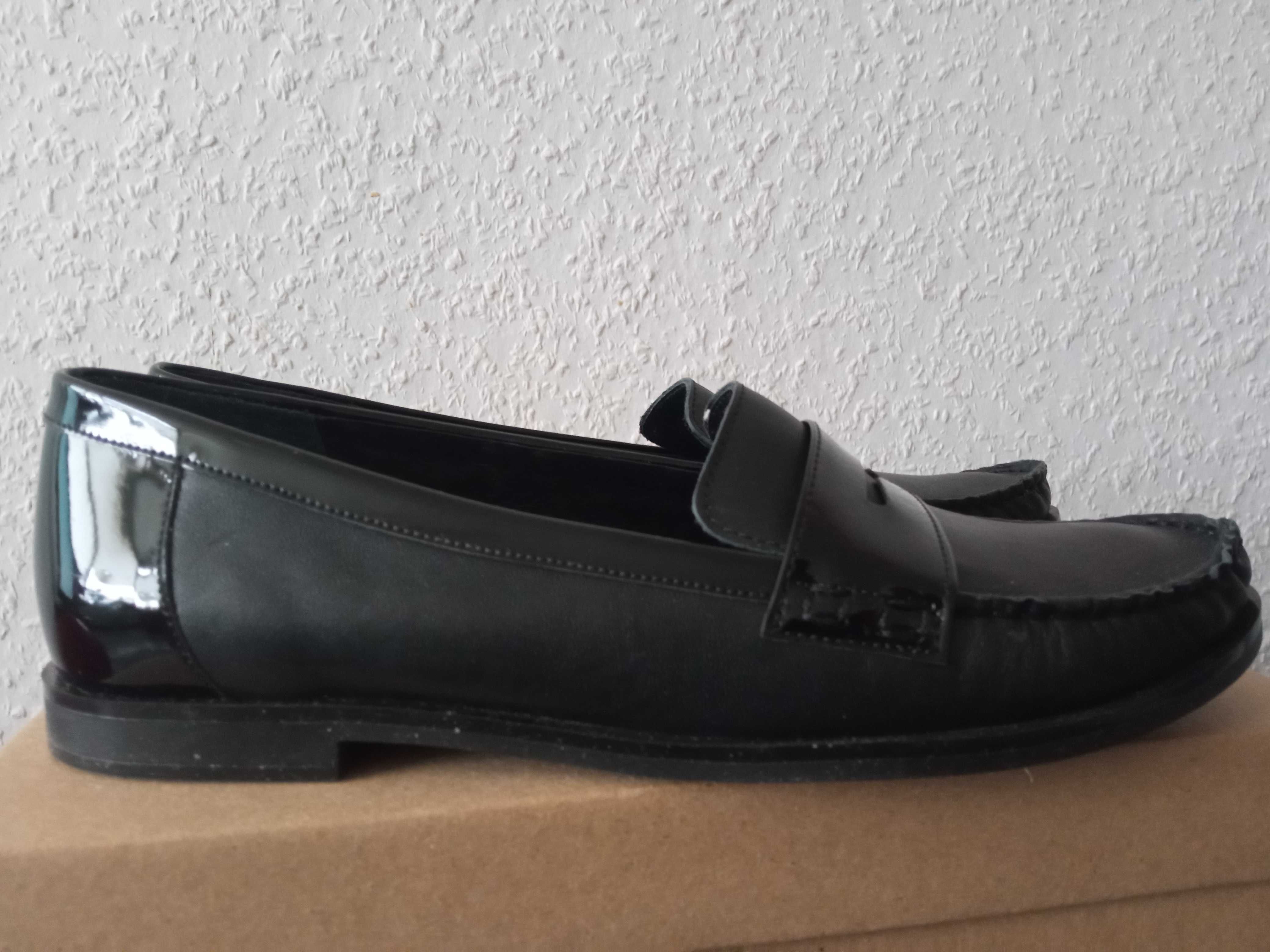 RYLKO RELAX Nowe buty mokasyny skora 39