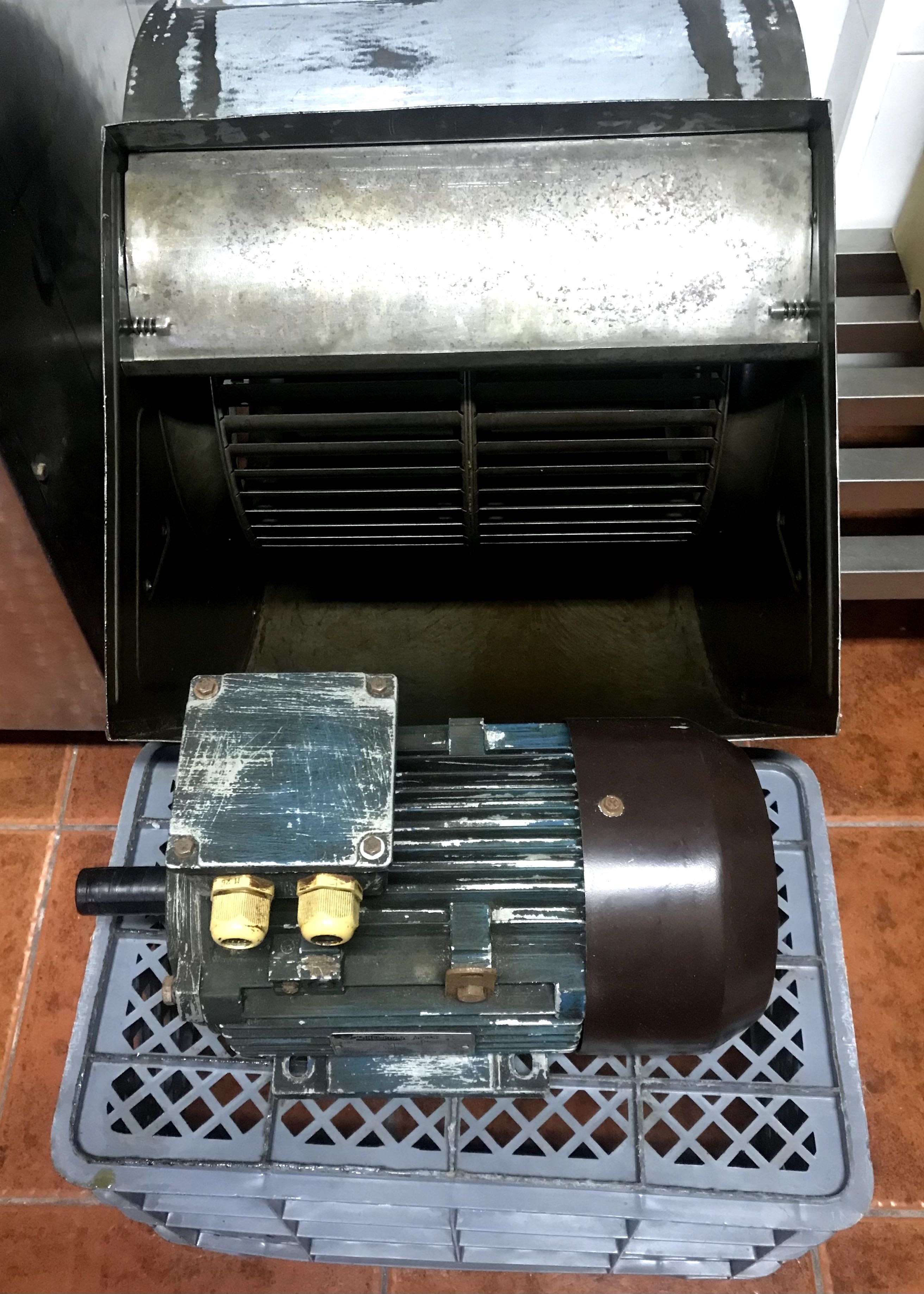 Motor de exaustor + Turbina para restauração