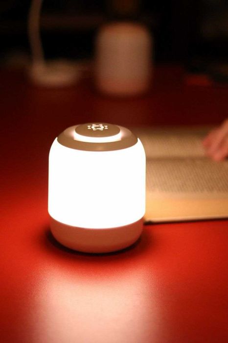 Лампа с аккумулятором 2400 mAh, настольная LED лампа, димер, ночник